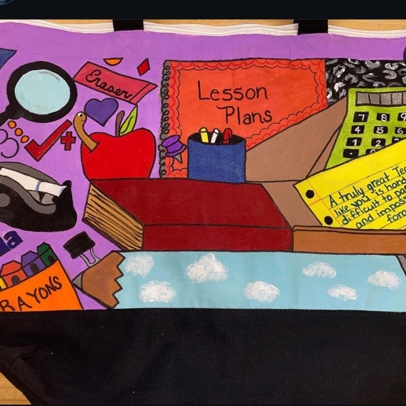 Custom Made Tote Bag with Pocket & Keyring - Picture 9 of 9